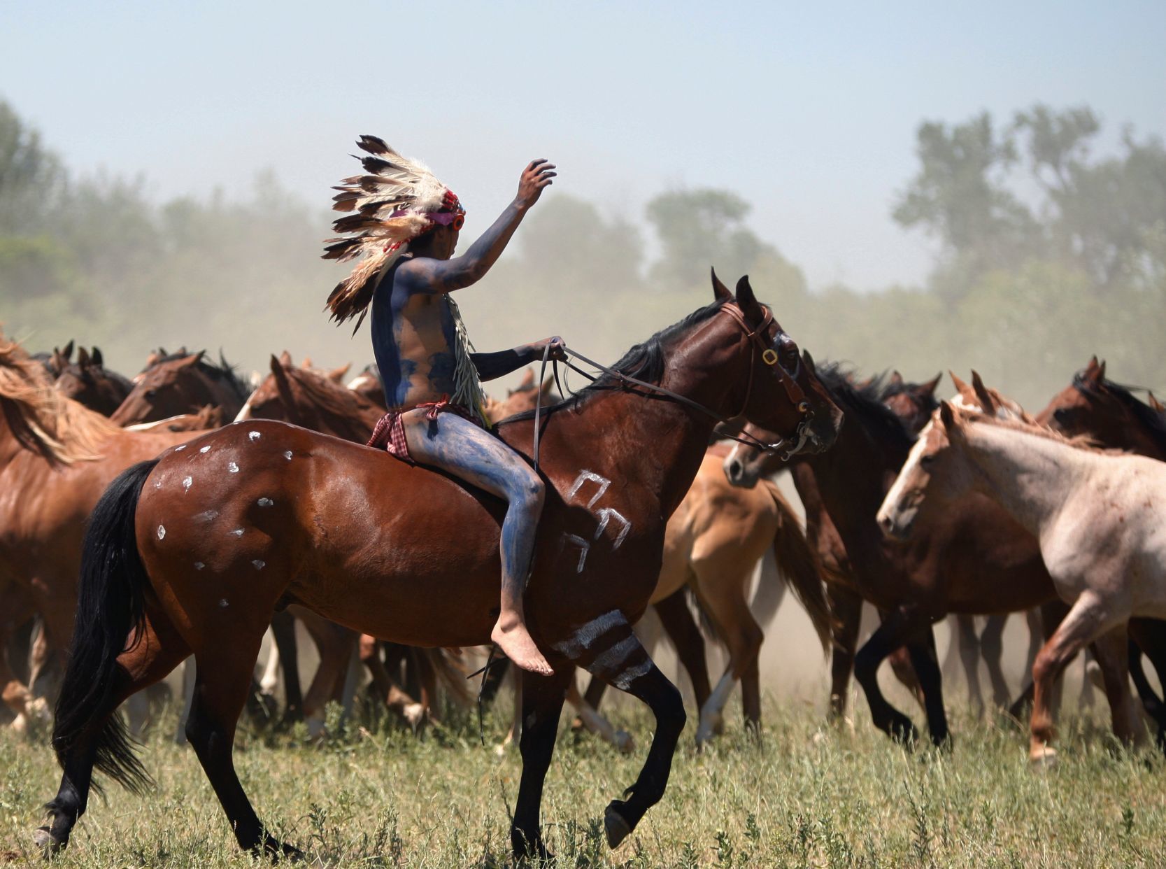Custer Reenactment